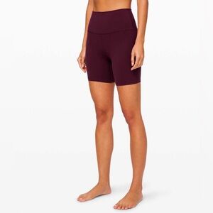 lululemon athletica Women's Athletic Shorts - Burgundy
